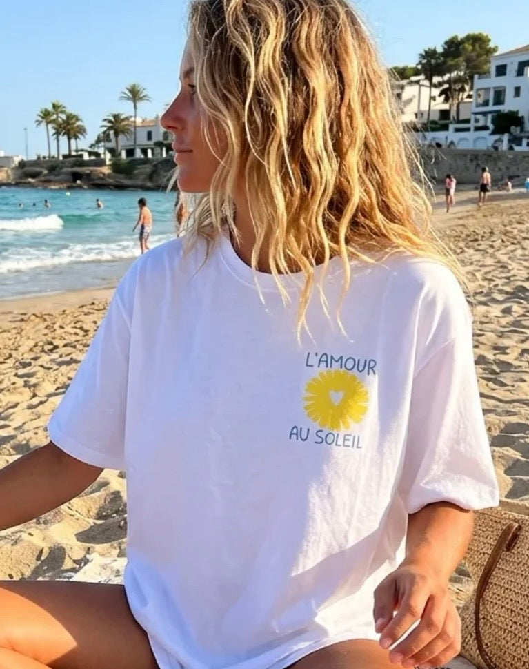 T-shirt l’amour au soleil