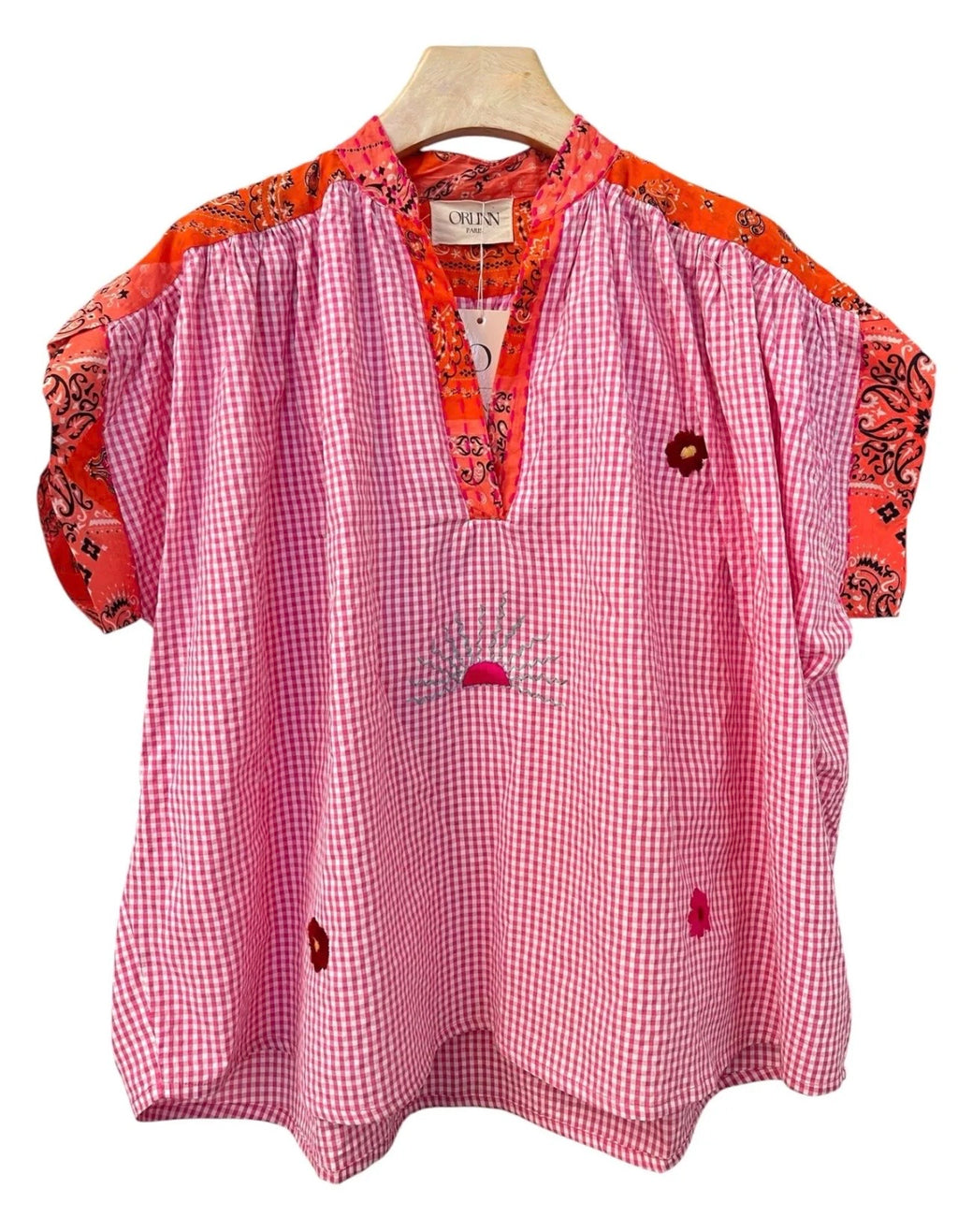 Blouse manche court blosom