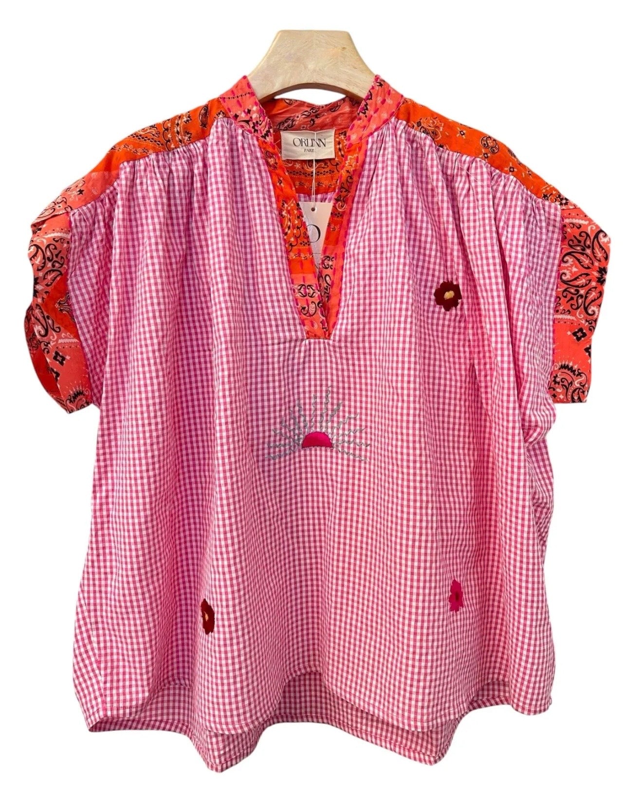 Blouse manche court blosom